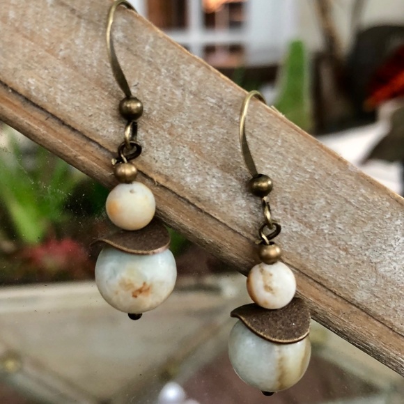 Amazonite Beaded Bracelet and Earring Set - Picture 6 of 8